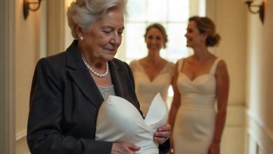Photo of After spending six months handcrafting my daughter’s wedding gown, I walked into the bridal suite and caught her laughing, “If she asks, just tell her it doesn’t fit.”