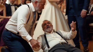 Photo of At my daughter’s wedding, her fiancé pulled out a chair for me, but it broke the moment I sat down. As I hit the floor, he sneered and said, “That’s exactly where you should be.”