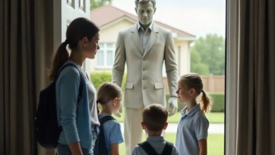 Photo of I Discovered a Full-Sized Statue of My Husband on Our Porch – What I Learned After Changed Everything