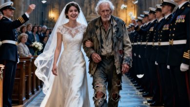 Photo of At My Wedding, Guests Mocked the Homeless Guest I Brought — Then 12 Marines Arrived and Left Everyone Speechless