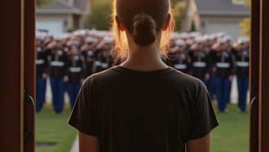Photo of “She Risked Everything to Protect a Marine — What Happened Next Left Her in Tears”