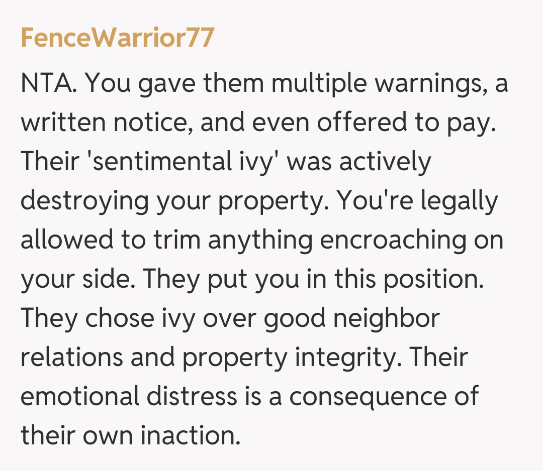 Comentariu de la FenceWarrior77