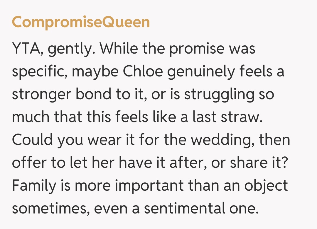 Comentariu de la CompromiseQueen
