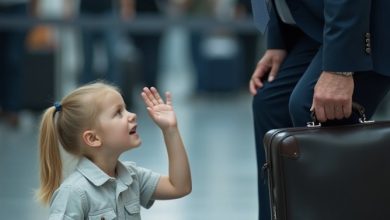 Photo of “The Little Girl at the Airport Told Him Not to Board the Plane — What Happened Next Changed His Life Forever”