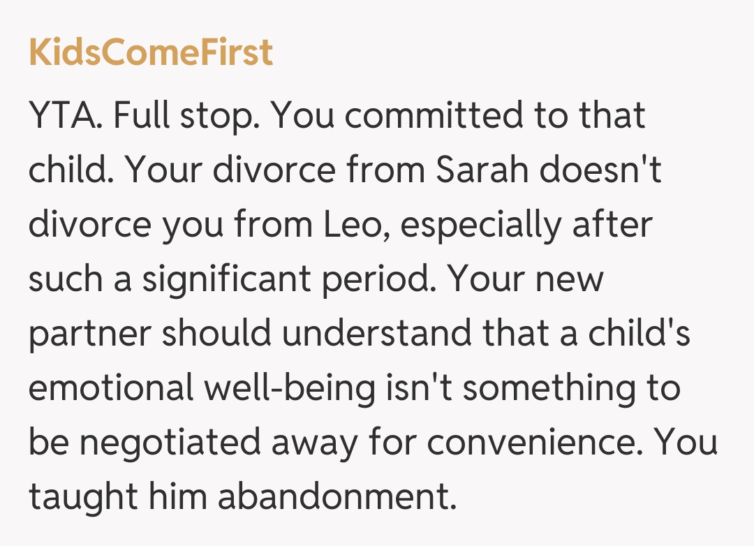 Comentariu de la KidsComeFirst