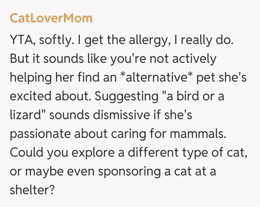 Comentariu de la CatLoverMom