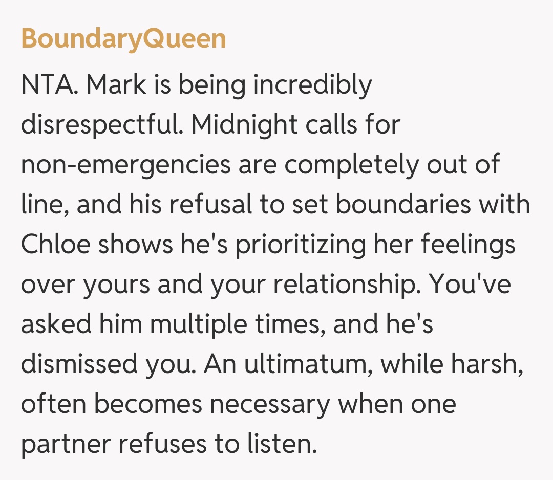 Comentariu de la BoundaryQueen