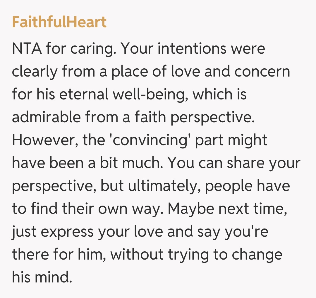 Comentariu de la FaithfulHeart