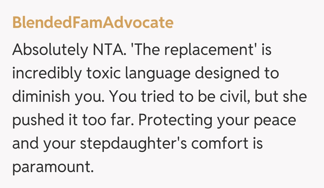 Comentariu de la BlendedFamAdvocate