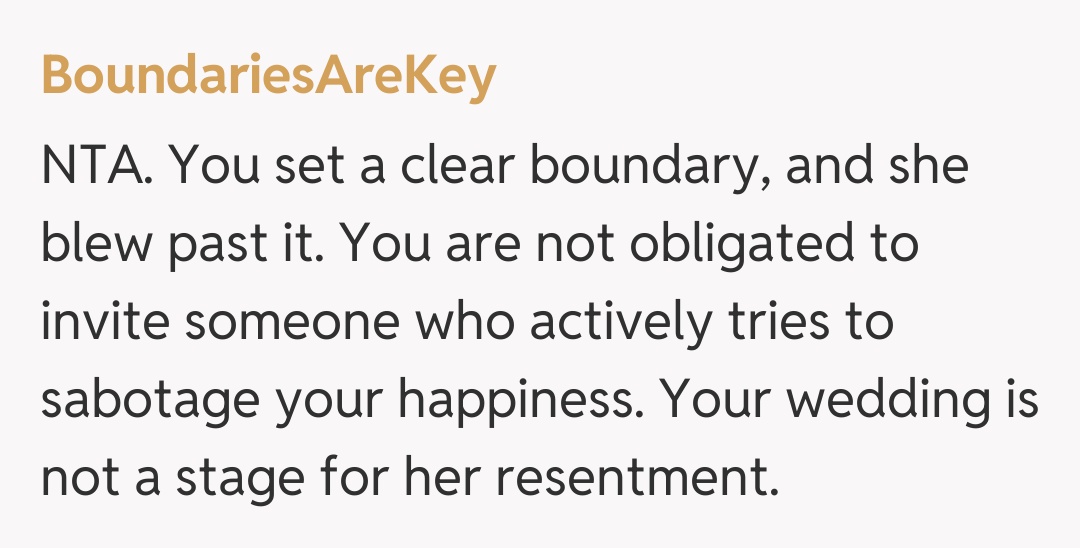 Comentariu de la BoundariesAreKey