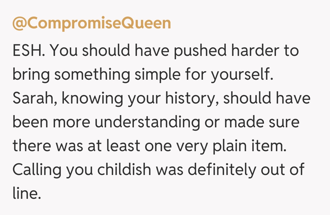 Comentariu de la @CompromiseQueen