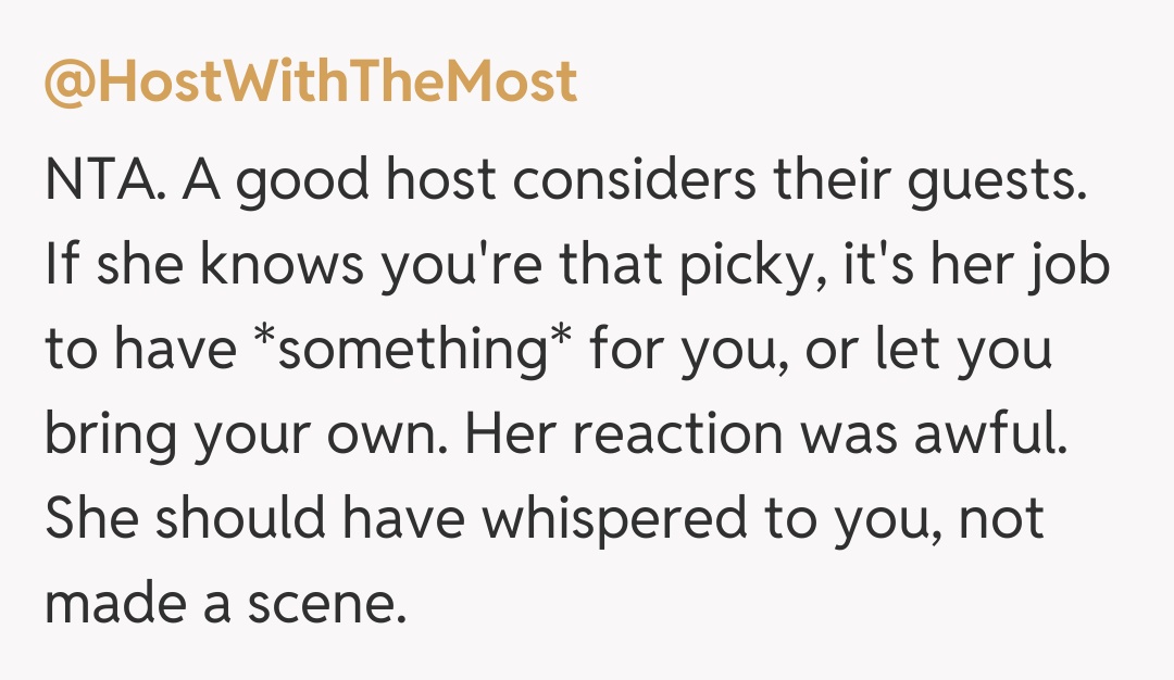 Comentariu de la @HostWithTheMost
