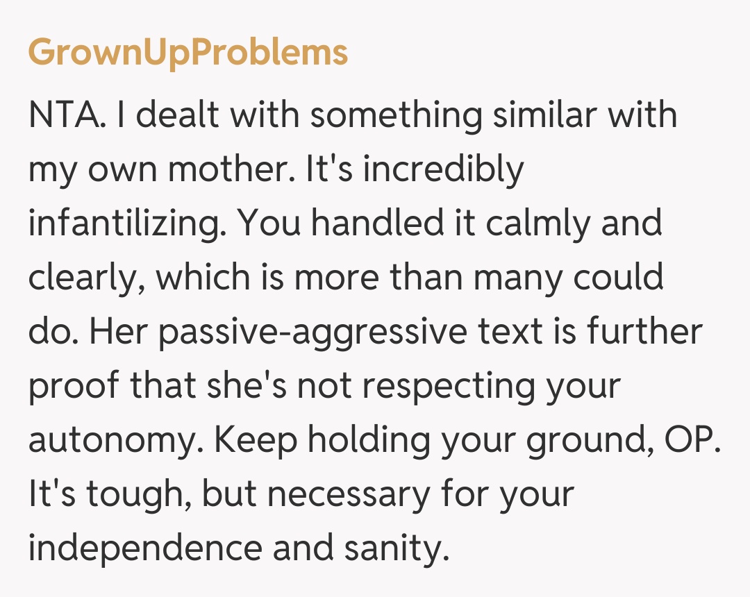 Comentariu de la GrownUpProblems