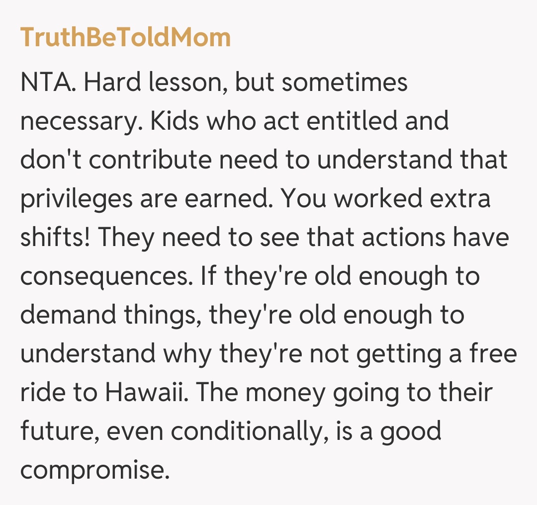Comentariu de la TruthBeToldMom