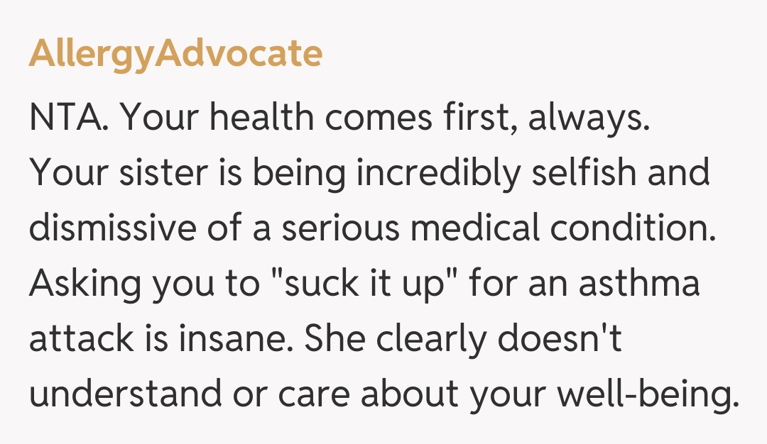 Comentariu de la AllergyAdvocate