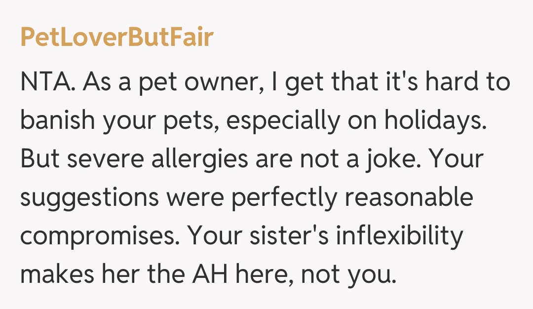 Comentariu de la PetLoverButFair