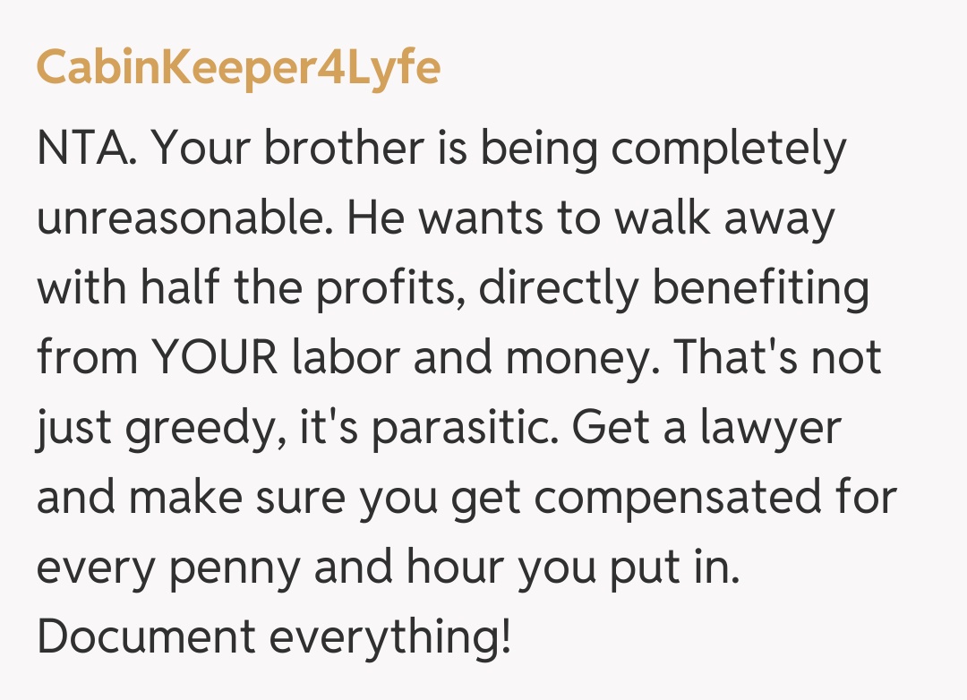 Comentariu de la CabinKeeper4Lyfe