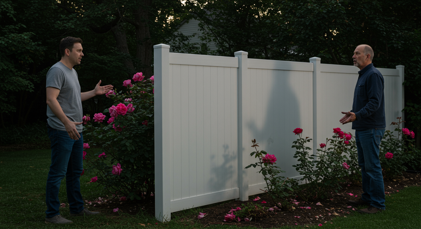 AITA for demanding my new neighbor take down his 'modern' fence?