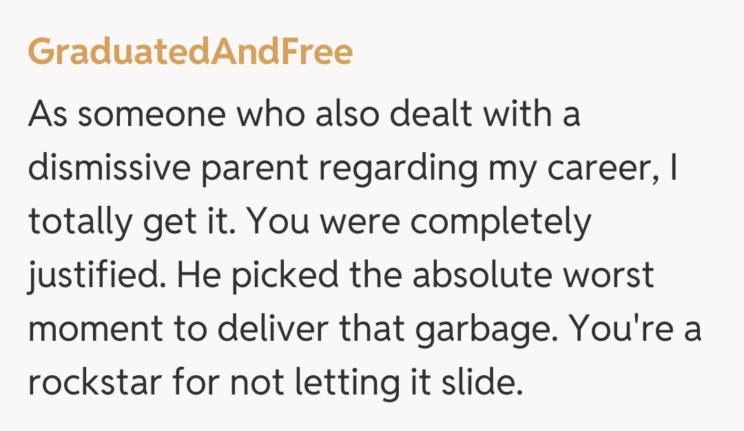 Comentariu de la GraduatedAndFree