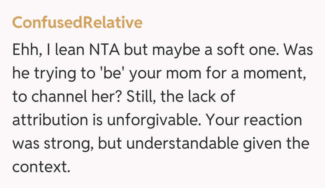 Comentariu de la ConfusedRelative