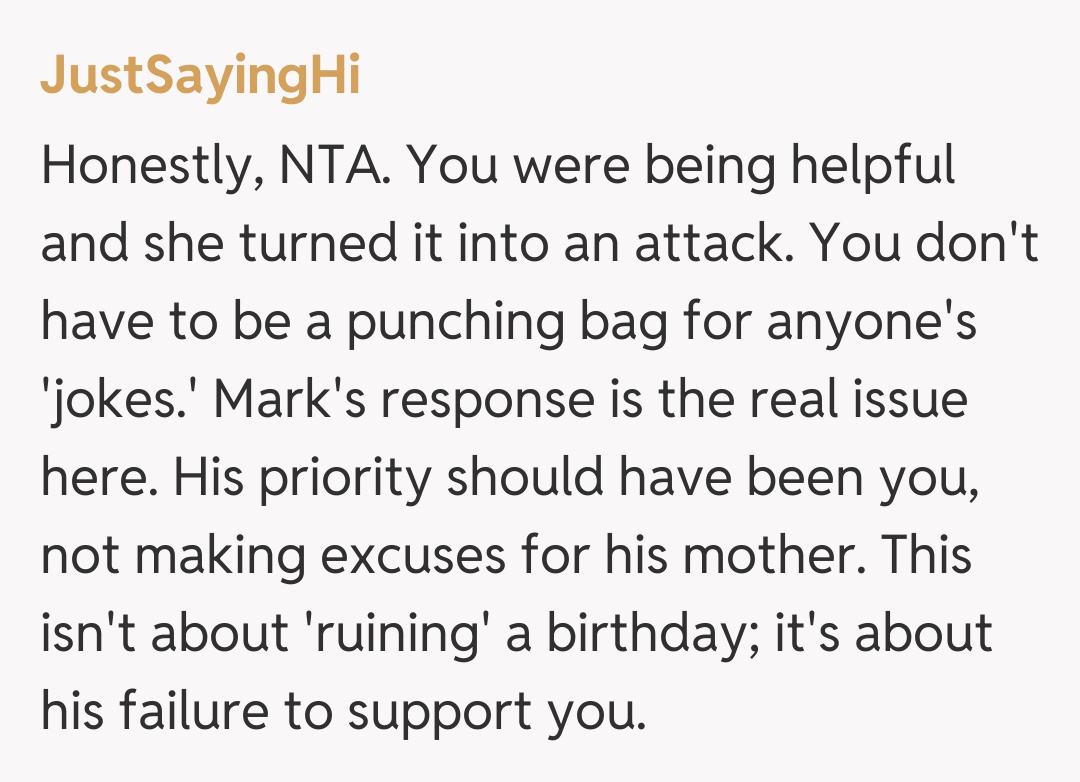 Comentariu de la JustSayingHi