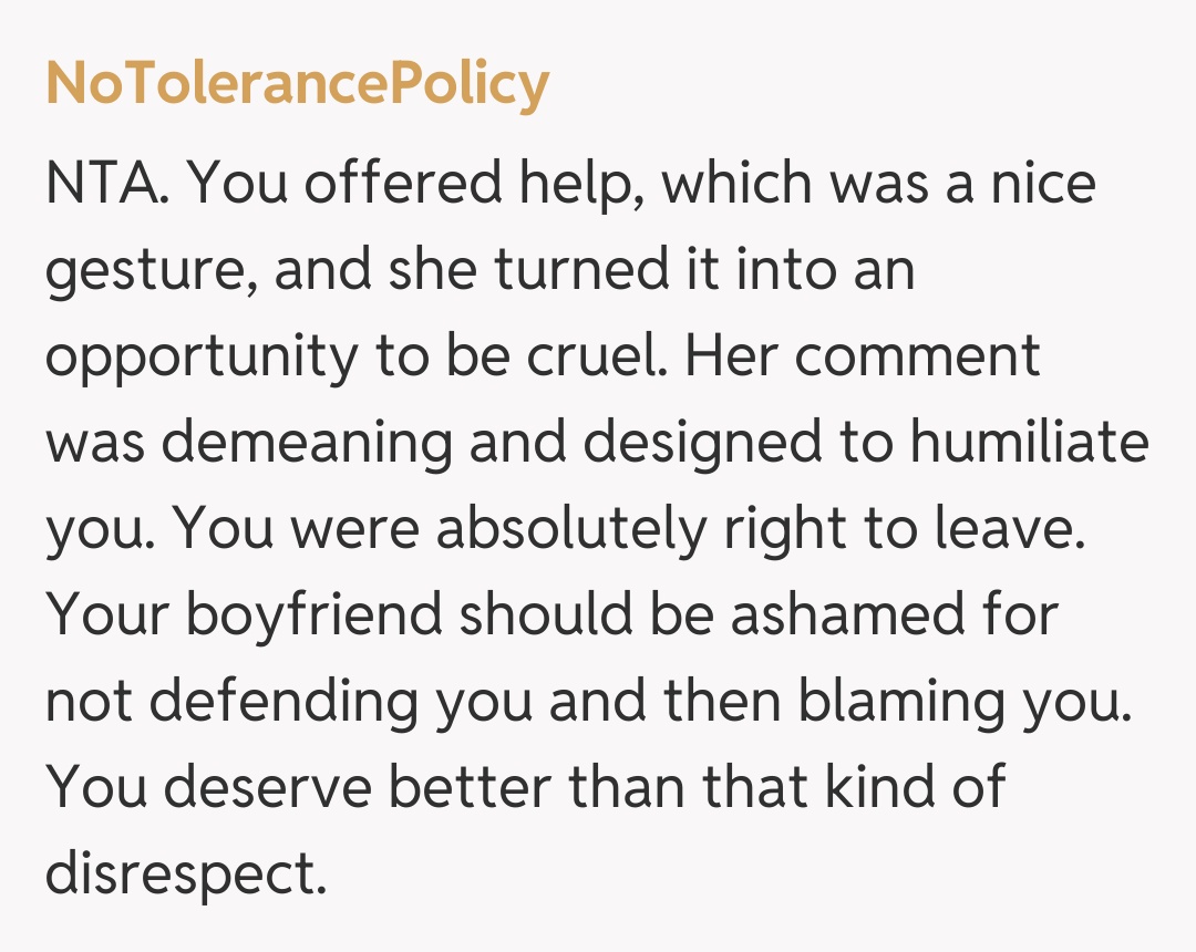 Comentariu de la NoTolerancePolicy