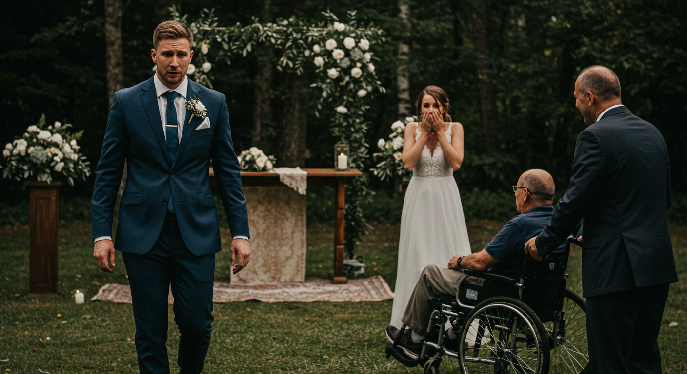 AITA for leaving my fiancée at the altar after she laughed when my disabled brother fell walking me down the aisle?
