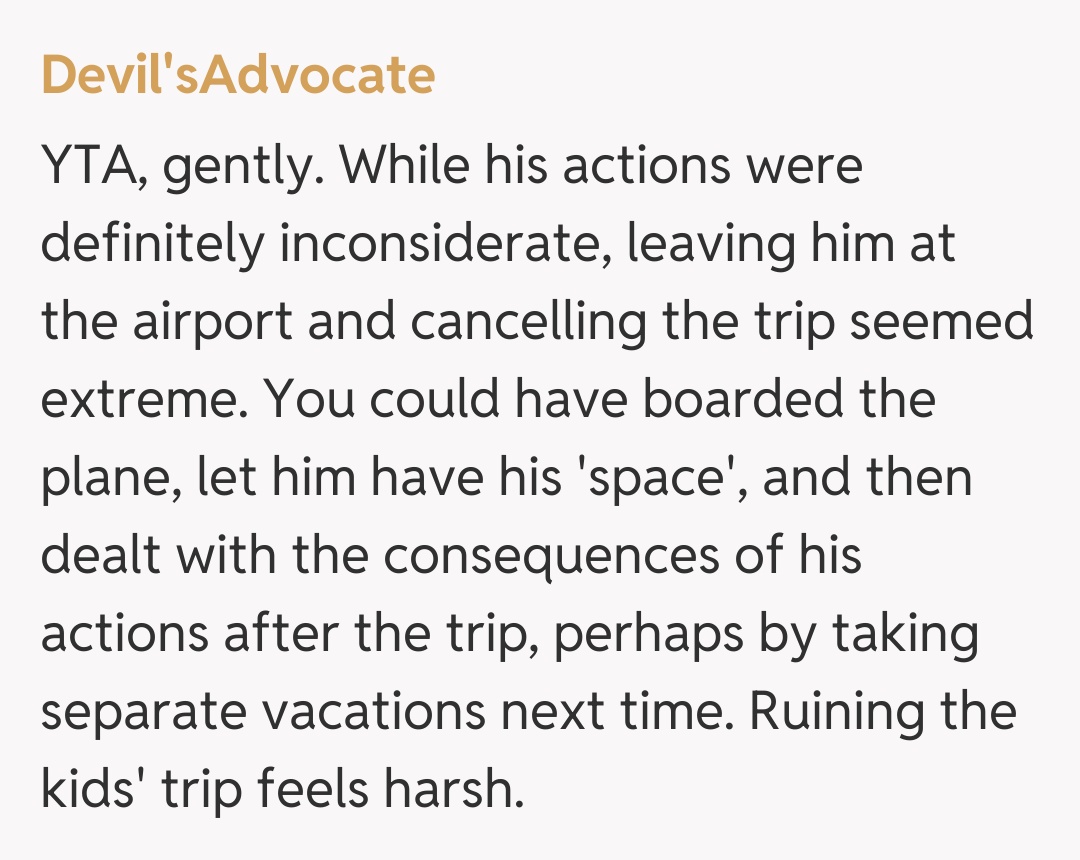 Comentariu de la Devil'sAdvocate