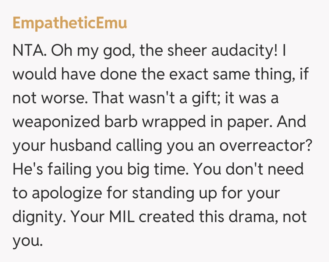 Comentariu de la EmpatheticEmu