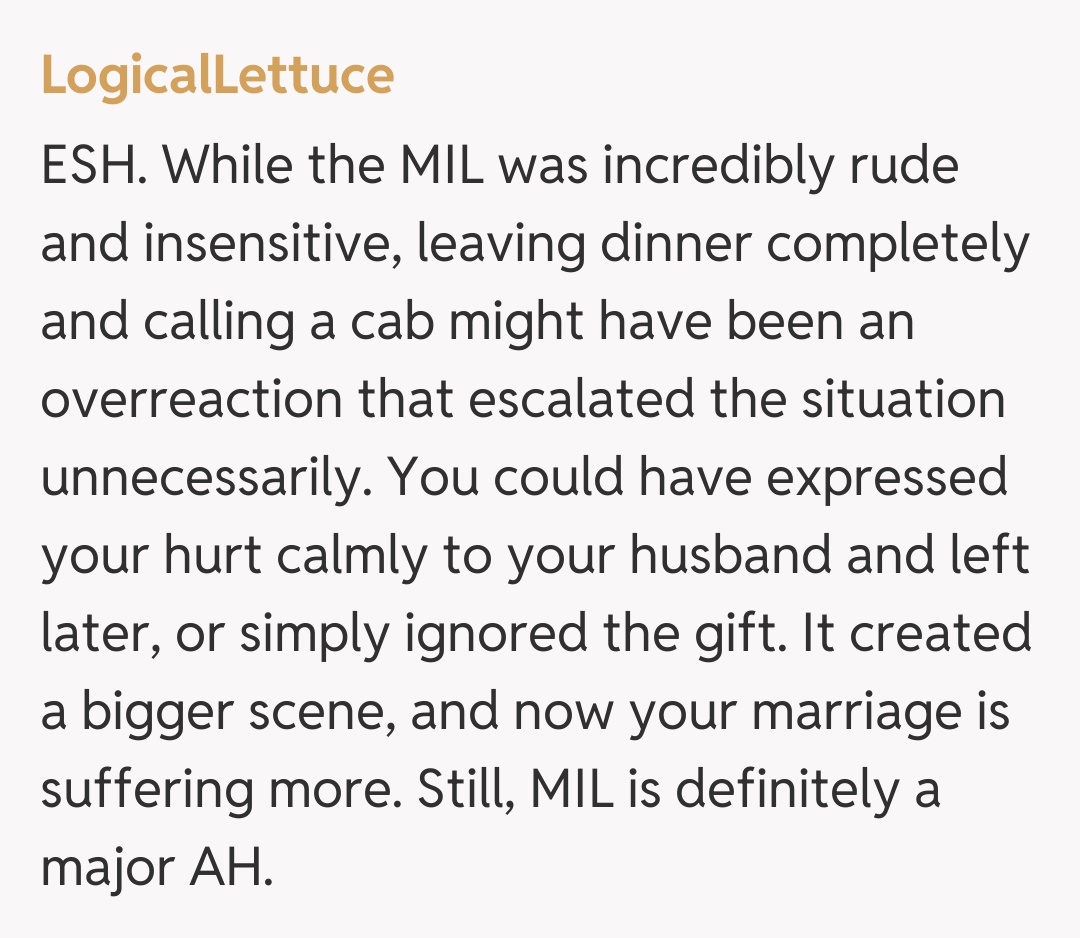 Comentariu de la LogicalLettuce