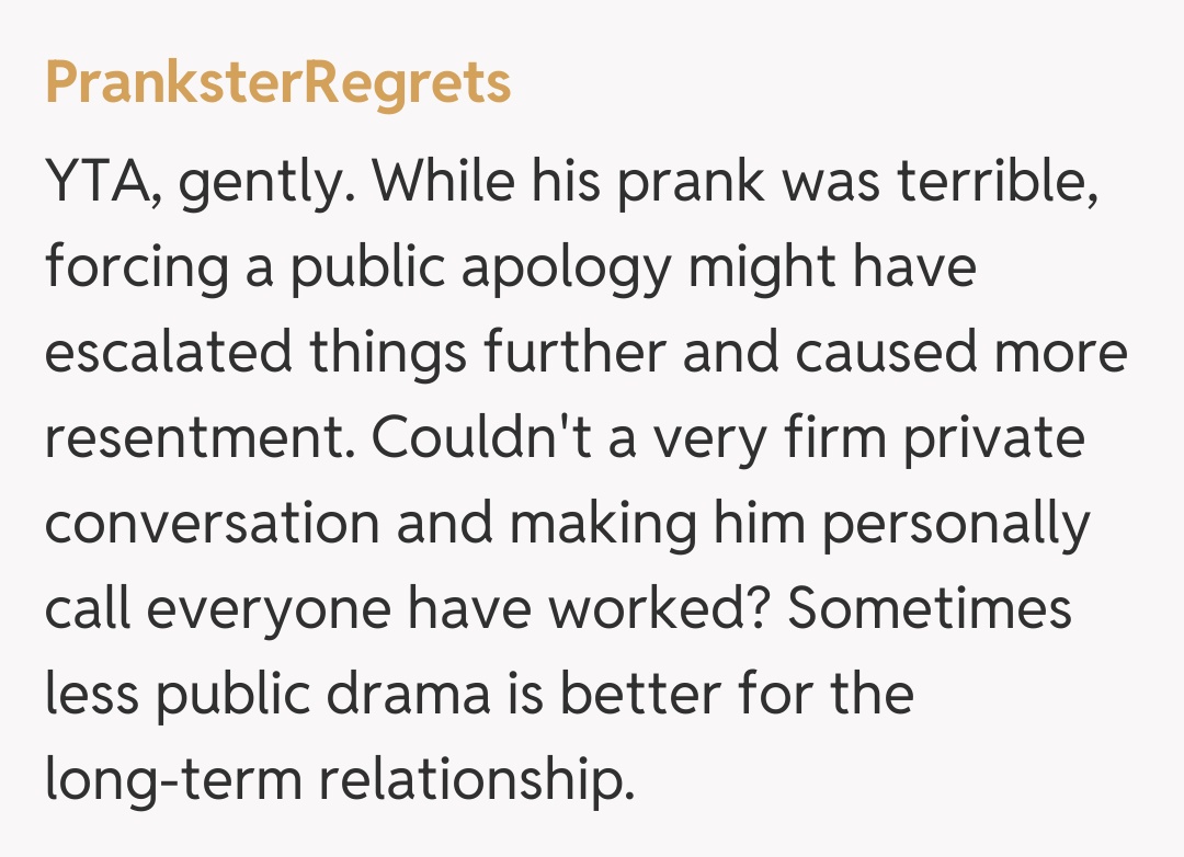 Comentariu de la PranksterRegrets