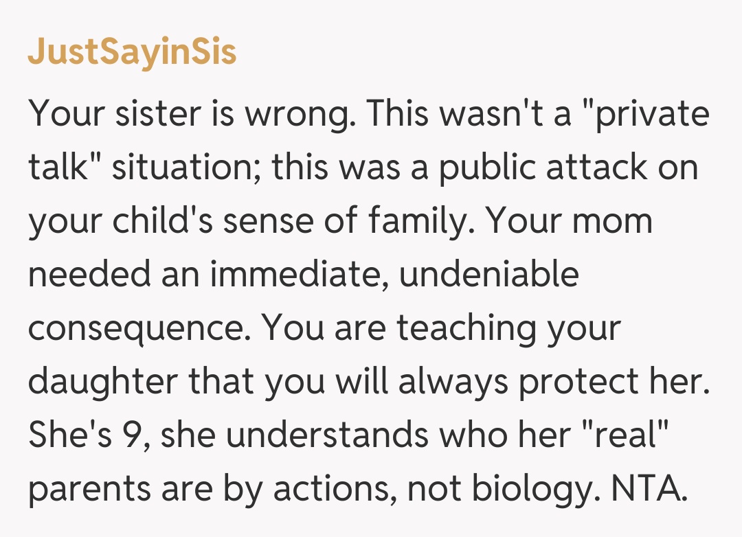 Comentariu de la JustSayinSis