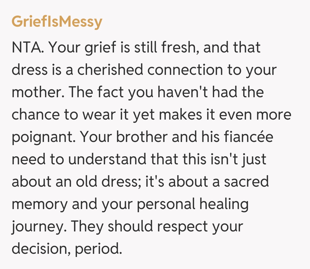 Comentariu de la GriefIsMessy