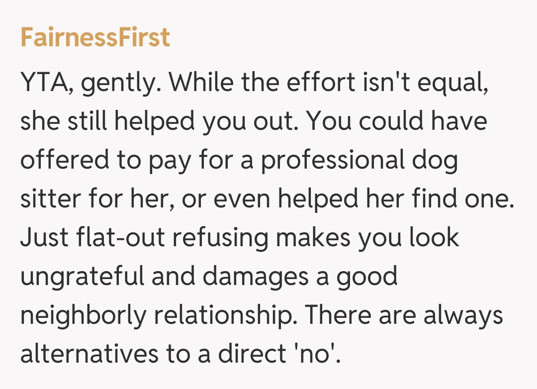 Comentariu de la FairnessFirst