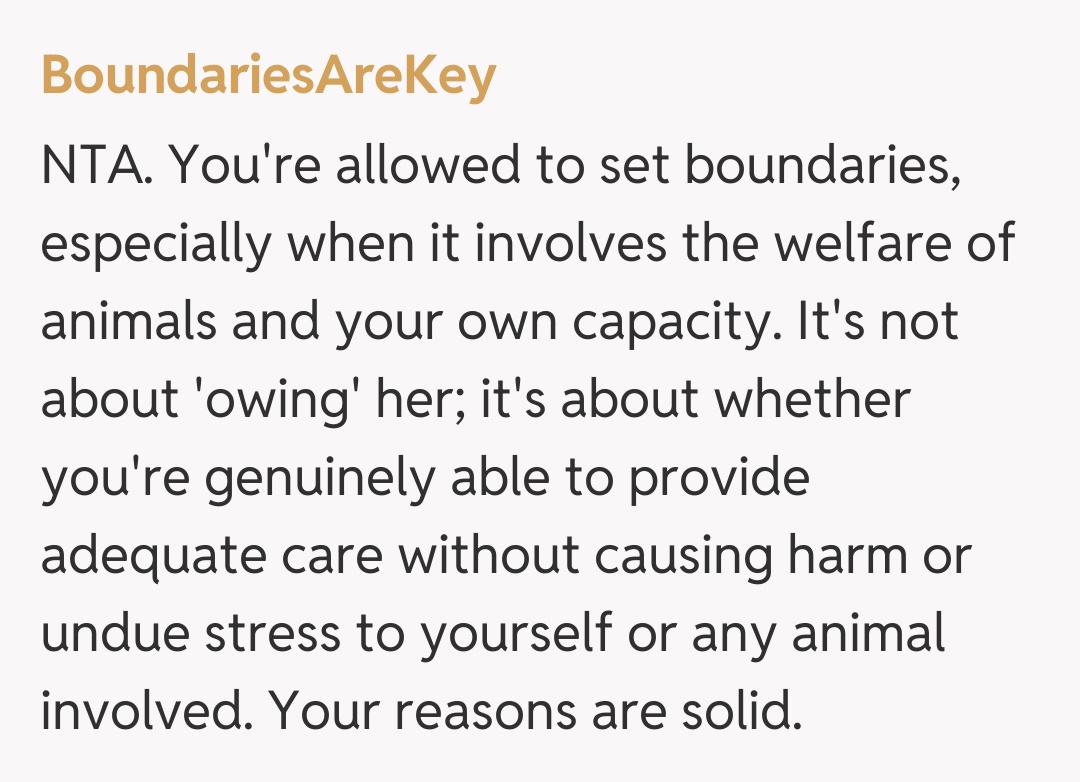 Comentariu de la BoundariesAreKey