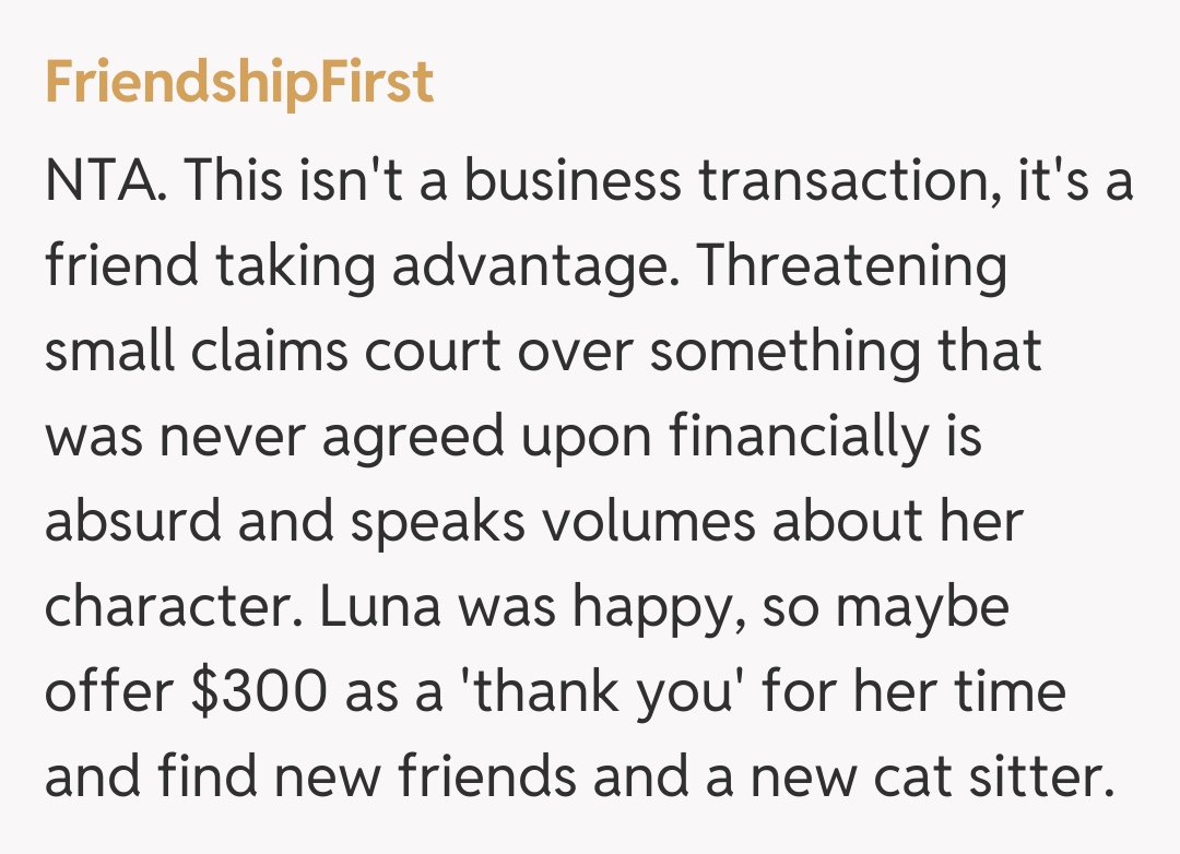 Comentariu de la FriendshipFirst