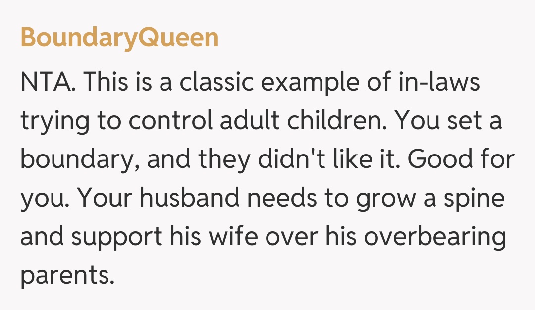 Comentariu de la BoundaryQueen