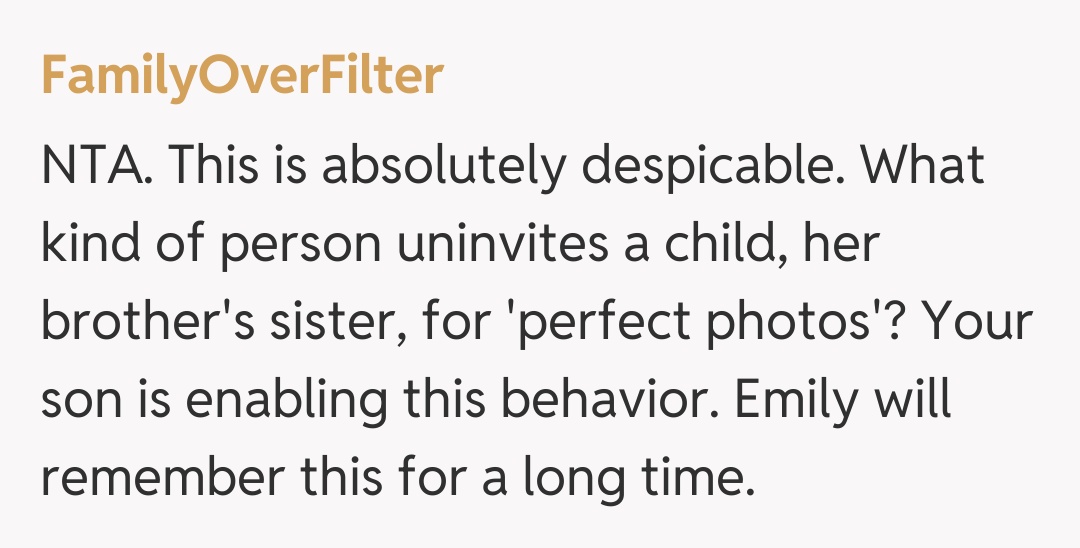 Comentariu de la FamilyOverFilter