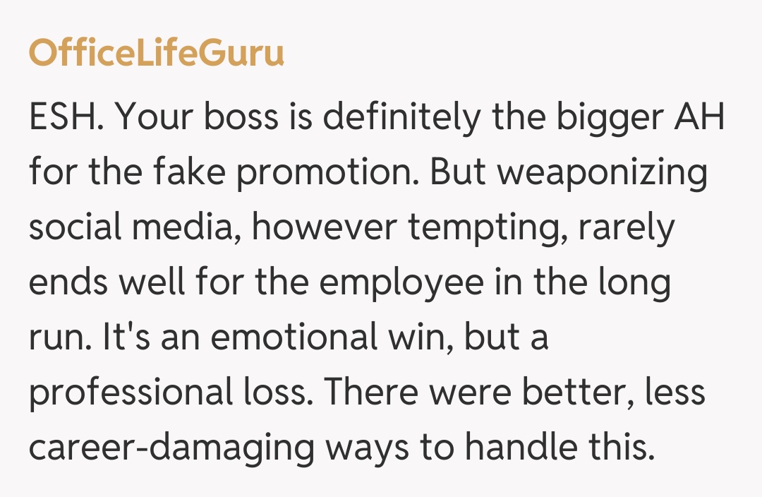 Comentariu de la OfficeLifeGuru