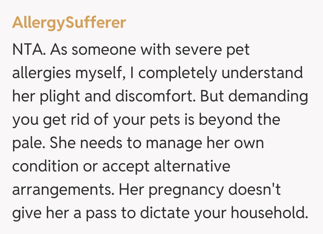 Comentariu de la AllergySufferer