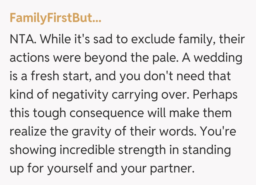 Comentariu de la FamilyFirstBut...