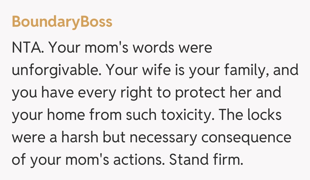 Comentariu de la BoundaryBoss