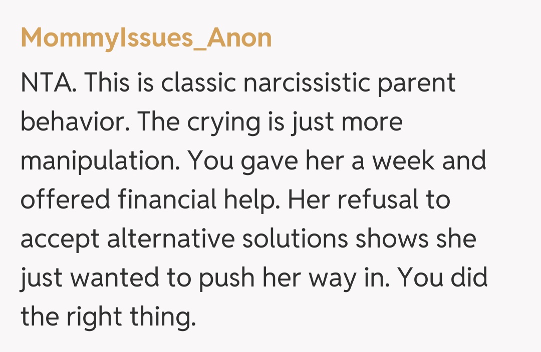 Comentariu de la MommyIssues_Anon