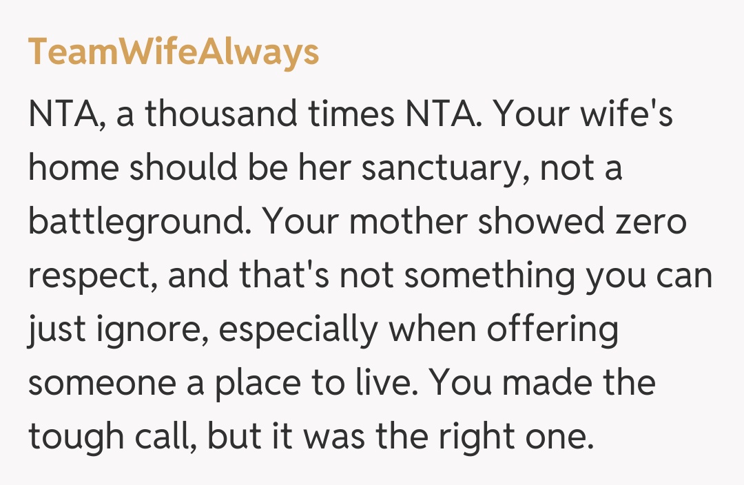 Comentariu de la TeamWifeAlways