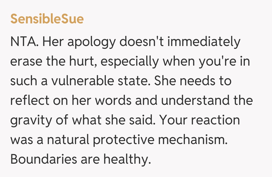 Comentariu de la SensibleSue