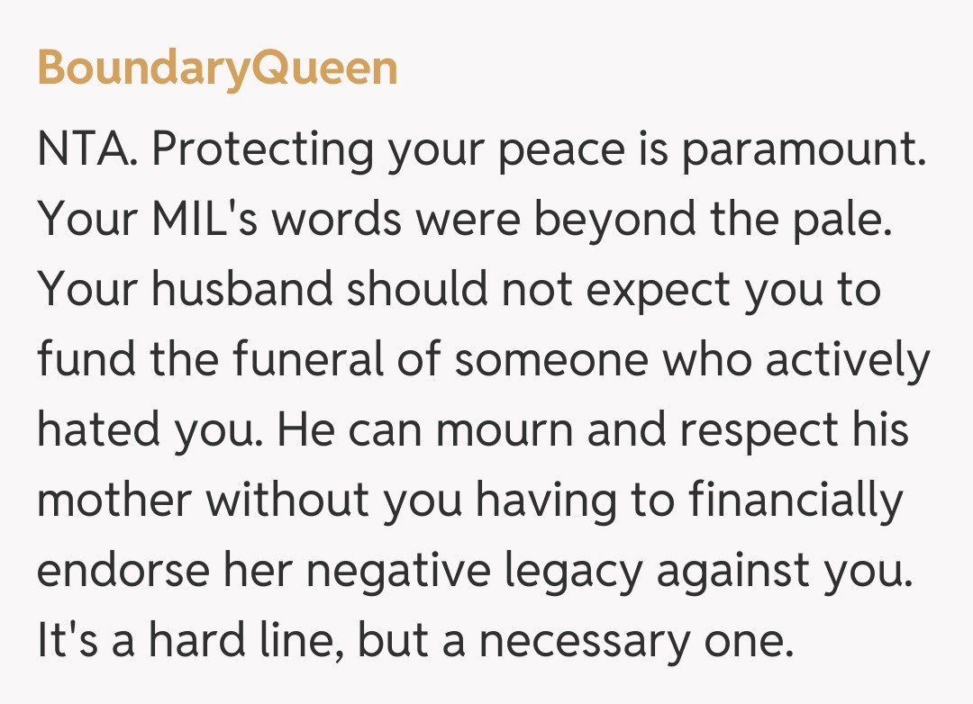 Comentariu de la BoundaryQueen