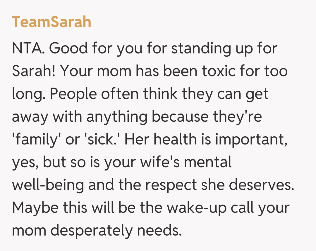 Comentariu de la TeamSarah