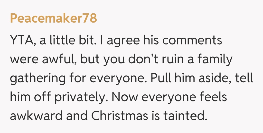 Comentariu de la Peacemaker78