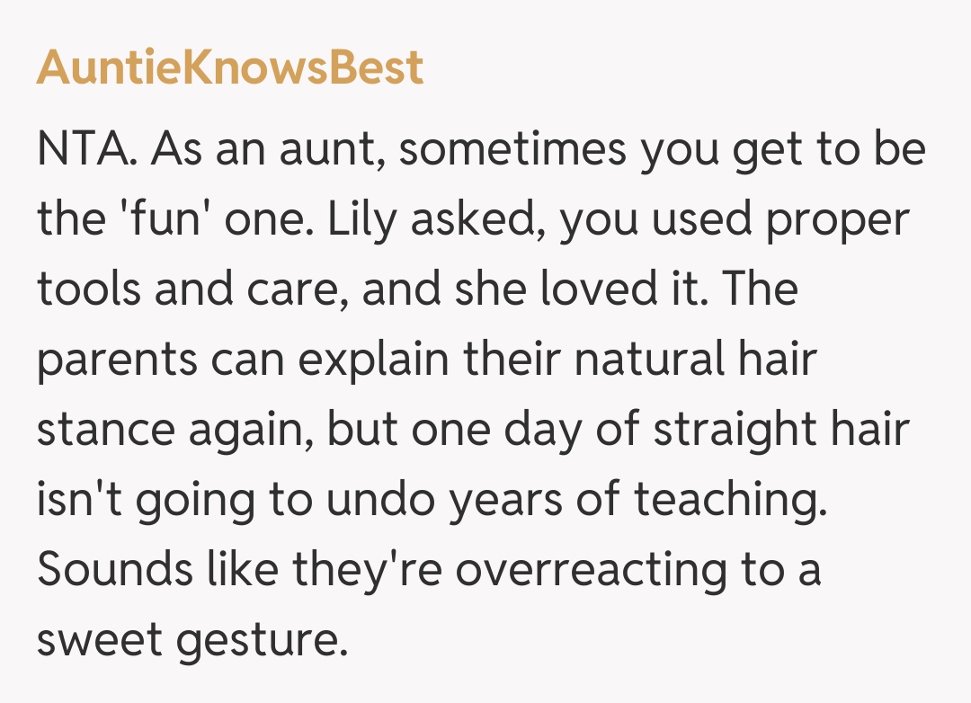 Comentariu de la AuntieKnowsBest