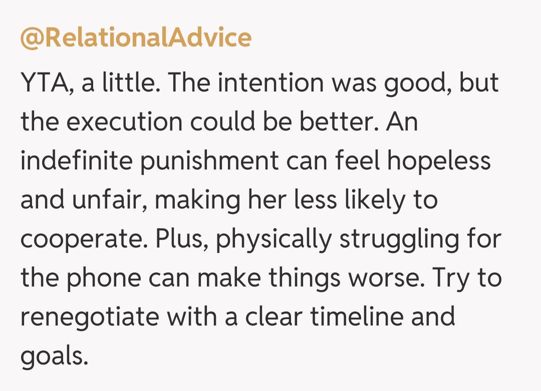 Comentariu de la @RelationalAdvice